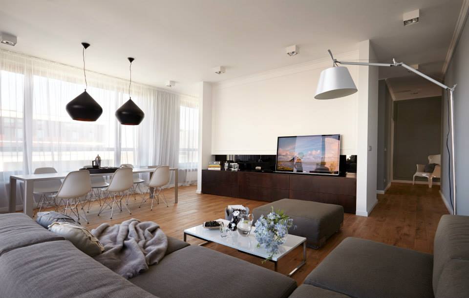 Wizualizacja luksusowego apartamentu z widokiem na Wisłę